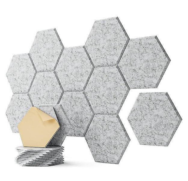 TUWENA Akustikplatte Akustikpaneele selbstklebend 18 Stücke, Schallschutz f günstig online kaufen