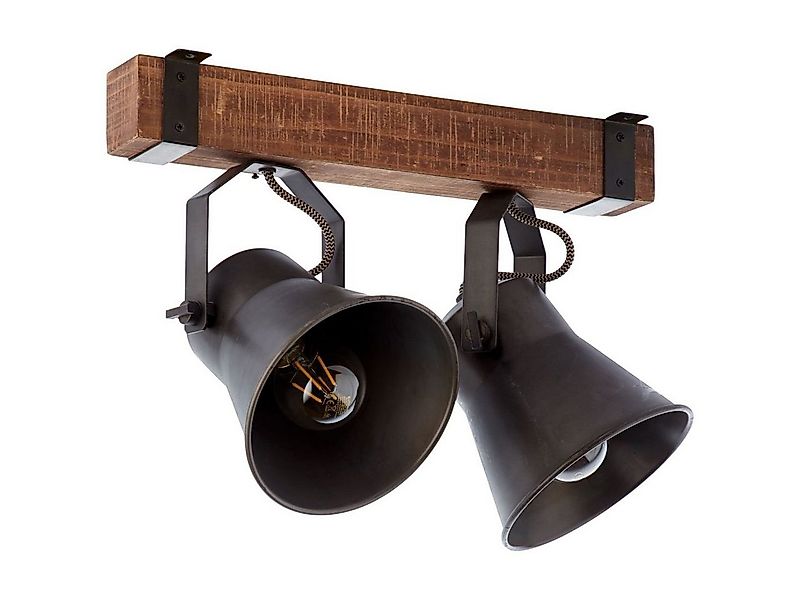 Brilliant Deckenstrahler Plow, ohne Leuchtmittel, Spotbalken 2flg schwarz s günstig online kaufen