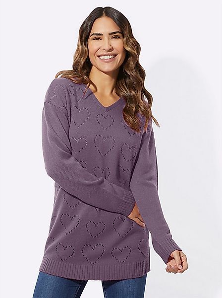 Sieh an! Strickpullover Longpullover . günstig online kaufen