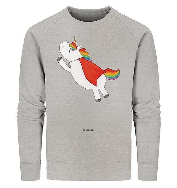 Mr. & Mrs. Panda Longpullover Einhorn Geburtstag Größe S - Heather Grey - G günstig online kaufen