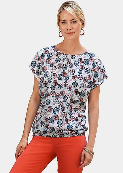 GOLDNER Druckbluse Moderne Druckbluse in legerer Form günstig online kaufen