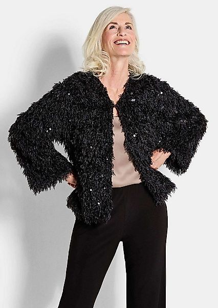 GOLDNER Outdoorjacke Jacke in Feder-Optik mit Pailletten günstig online kaufen