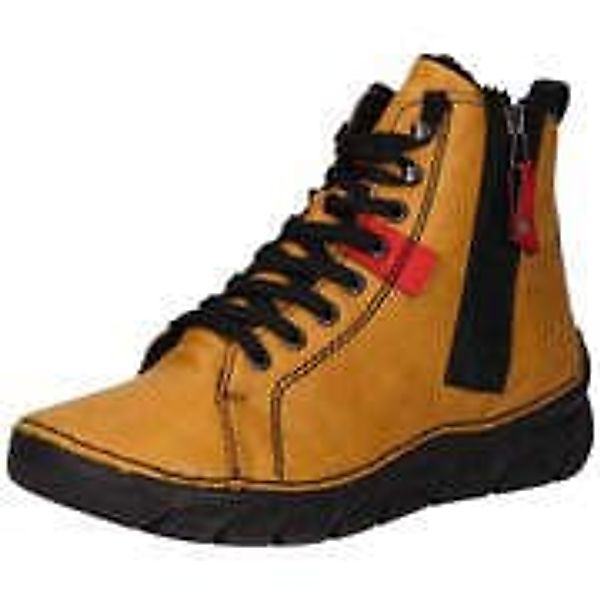 Rieker Schnürstiefelette Damen gelb günstig online kaufen