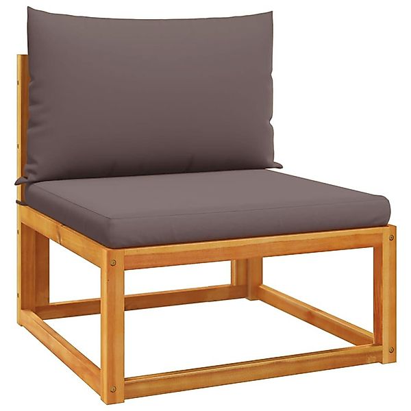 vidaXL Loungesofa Gartensofa ohne Armlehnen mit günstig online kaufen