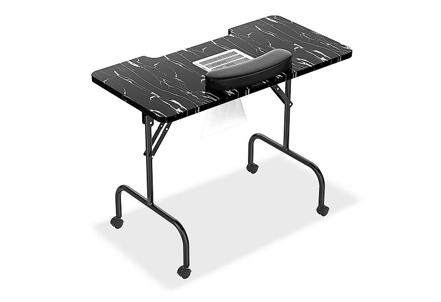 FIVMEN Arbeitstisch Nageltisch 90x40x72 cm mit Absaugung, Faltbar Nagelarbe günstig online kaufen