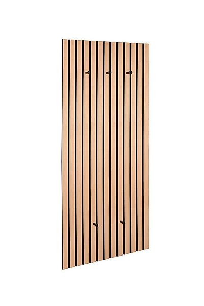 furnling Wandgarderobe Gwenla (1 St), Garderobe in Akustikpaneel-Optik in A günstig online kaufen