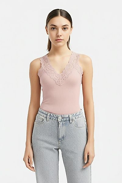 rosemunde Unterziehshirt "Bernardine Organic Cotton Top" Vintage-Spitzenbes günstig online kaufen