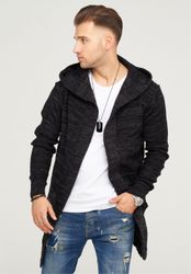 behype Strickjacke "ELIJA" mit gemütlicher Kapuze günstig online kaufen