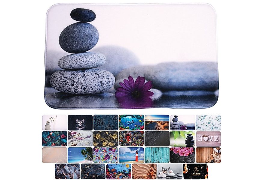 Sanilo Badematte mit Motiv, viele schöne Badteppiche zur Auswahl, rutschhem günstig online kaufen