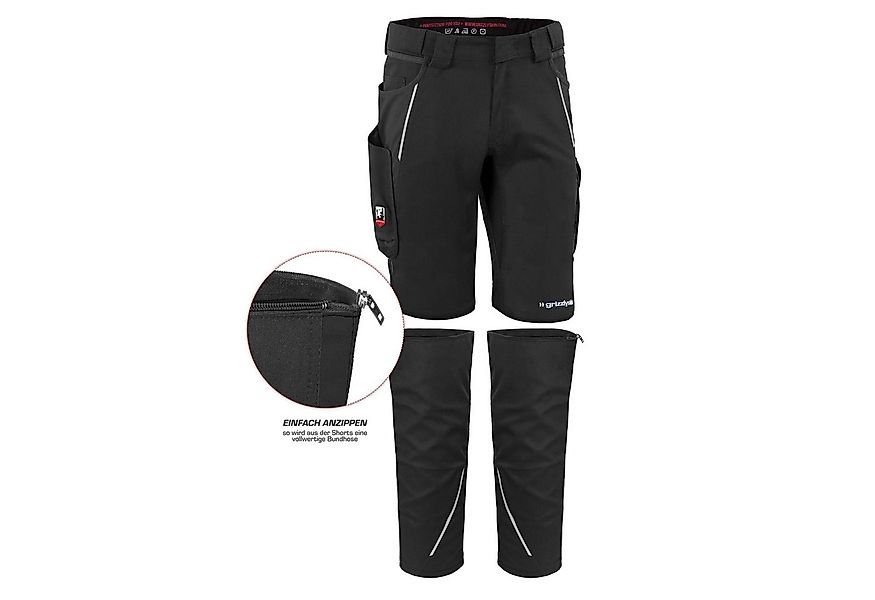 Qualitex Workwear Arbeitsshorts ZIP-ON-BUNDLE IRON Shorts + Beinlinge aus L günstig online kaufen
