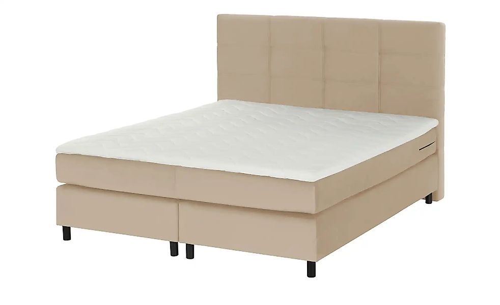 uno Boxspringbett  Wind ¦ beige ¦ Maße (cm): B: 160 H: 152 Betten > Komfort günstig online kaufen
