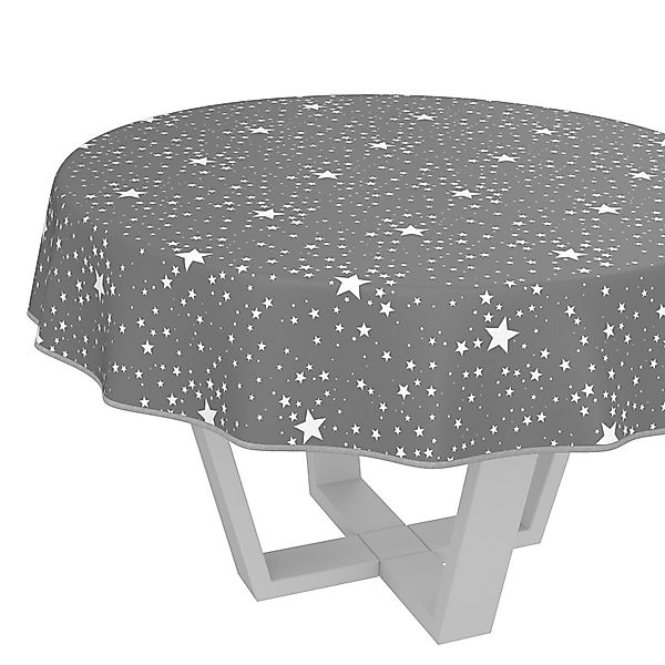 ANRO Tischdecke Wachstuch abwaschbar Sterne Tischwäsche günstig online kaufen