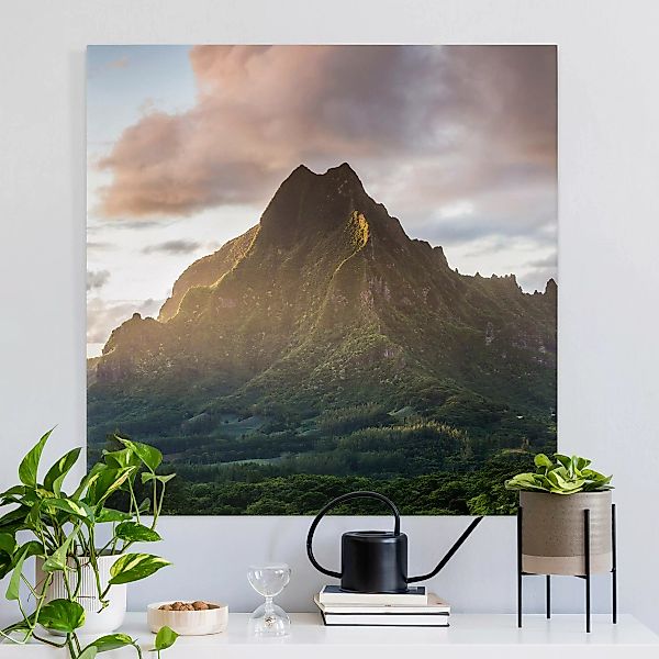 Leinwandbild Der Berg günstig online kaufen