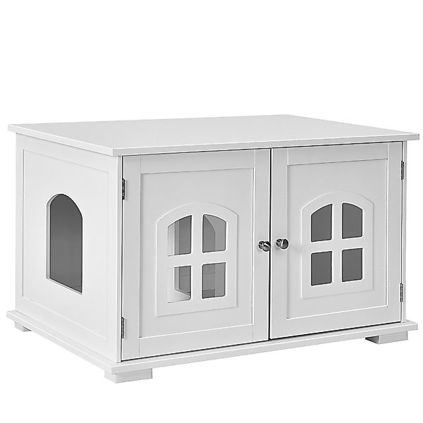 COSTWAY Tierhaus Katzenhaus, Katzenschrank, mit 2 günstig online kaufen