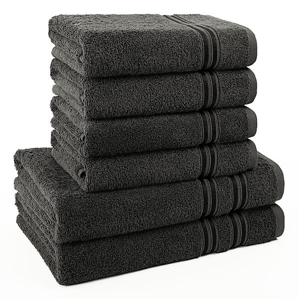 HAMMETEX Handtuch Set 6-teiliges Handtuch Set, günstig online kaufen