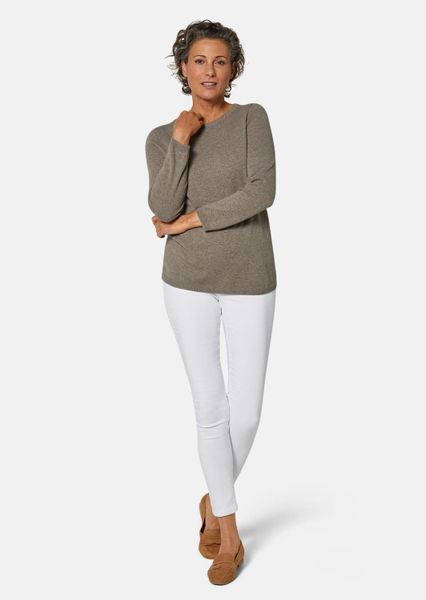 GOLDNER Strickpullover Kurzgröße: Kaschmirpullover mit U-Boot günstig online kaufen