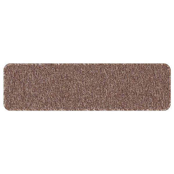 vidaXL Rutschfeste Treppenmatten 15 Stk Braun 75 x 20 cm PP 4019807 günstig online kaufen