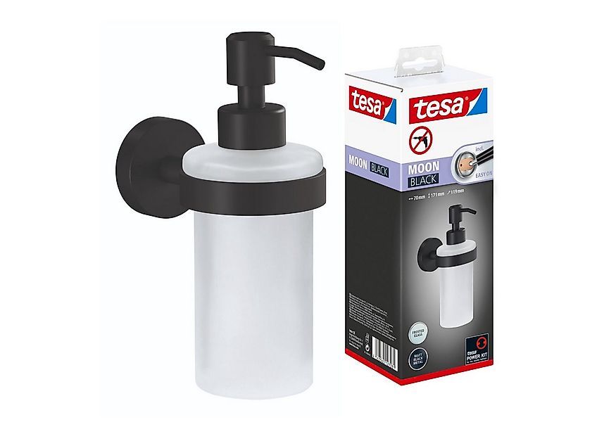 tesa Seifenspender MOON Wandseifenspender ohne Bohren - 17,1 cm : 7 cm : 11 günstig online kaufen