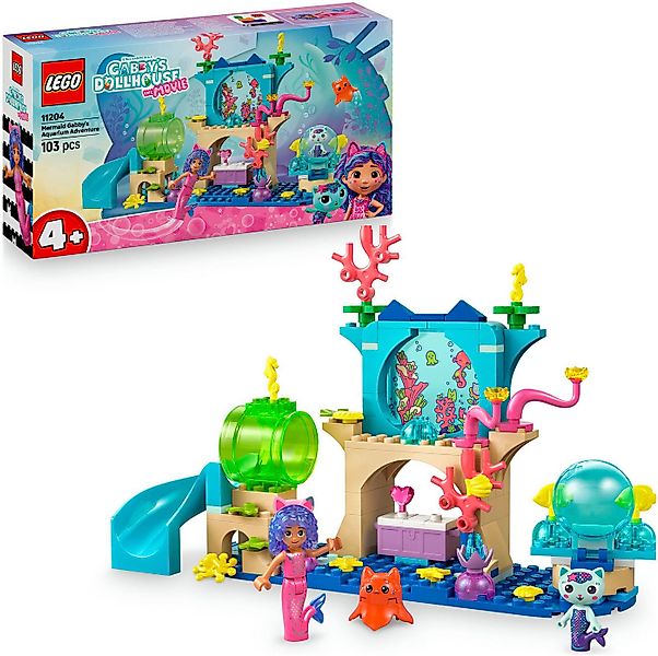 LEGO® Meerjungfrau Gabbys Aquarium Abenteuer (11204), LEGO Gabby's Dollhous günstig online kaufen