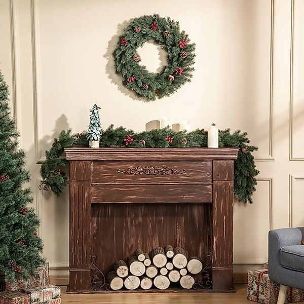 BlingBin Dekokranz Künstlicher Weihnachtskranz Türkranz Tannenkranz, günstig online kaufen