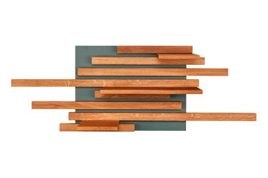 Living Oak Wandregal Eiche massiv mit günstig online kaufen