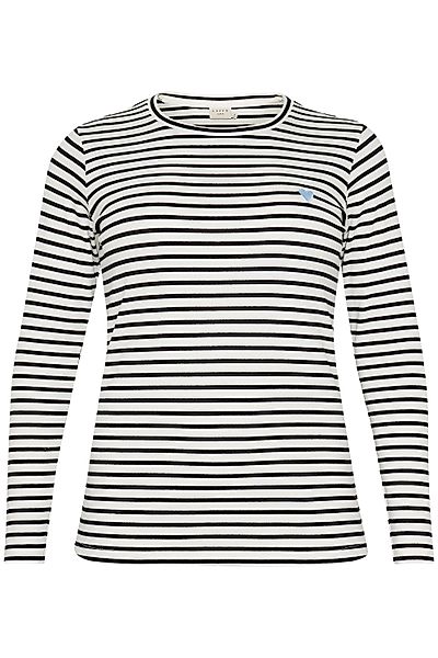 KAFFE Curve Langarmbluse Langarm-Shirt KClia Große günstig online kaufen