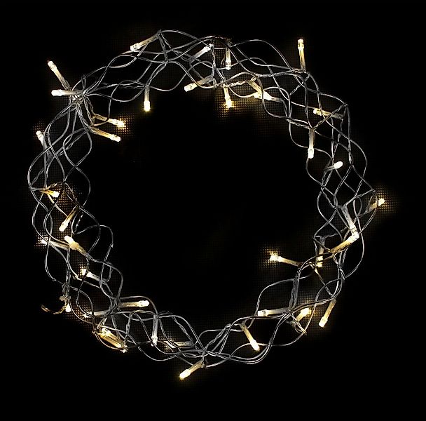 Spetebo Dekokranz Metallkranz Ø 30 cm zum hängen - 40 LED -, Metallkranz be günstig online kaufen