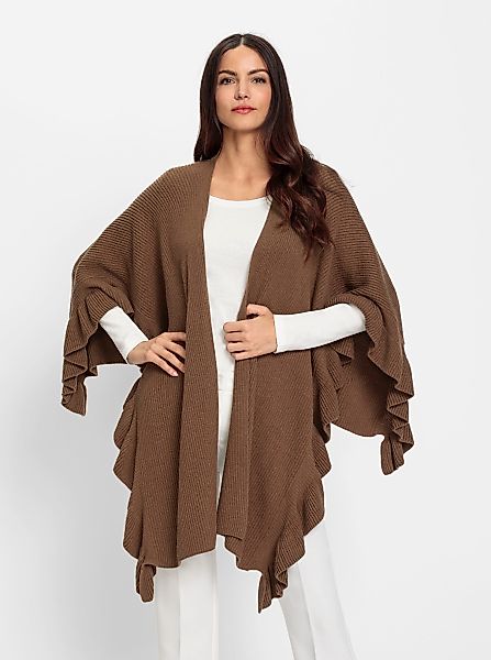 heine Strickponcho Strickponcho Länge ca. 62 günstig online kaufen
