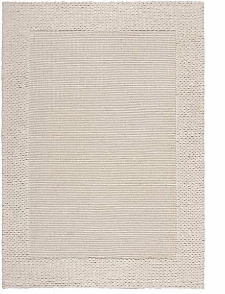 FLAIR RUGS Teppich "Rue" rechteckig 10 mm Höhe aus einem Wollmischgewebe, h günstig online kaufen