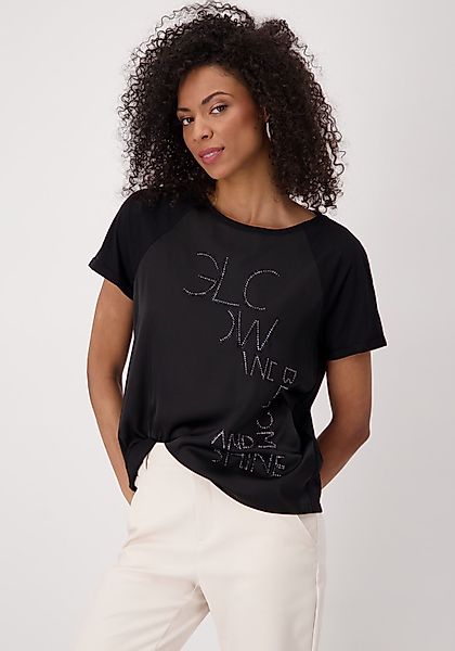 Monari Schlupfbluse mit Glitzernieten günstig online kaufen