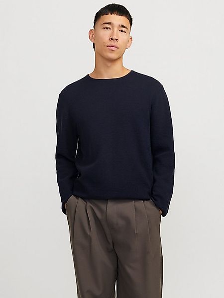 Jack & Jones Rundhalspullover JJEGEORGE KNIT CREW NECK NOOS mit Strick Opti günstig online kaufen