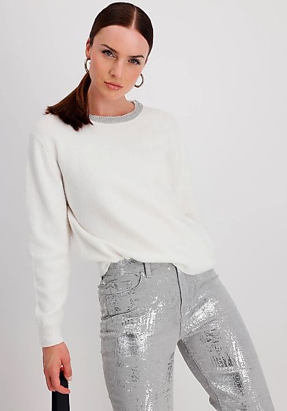 Monari Strickpullover Pullover chalk günstig online kaufen