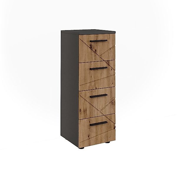 Vicco Midischrank Irma, Anthrazit/Artisan, 30 x günstig online kaufen
