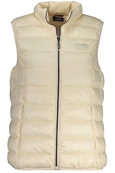 NORWAY 1963 Outdoorjacke Damen Ärmelloses Oberteil Beige mit Taschen und Ap günstig online kaufen
