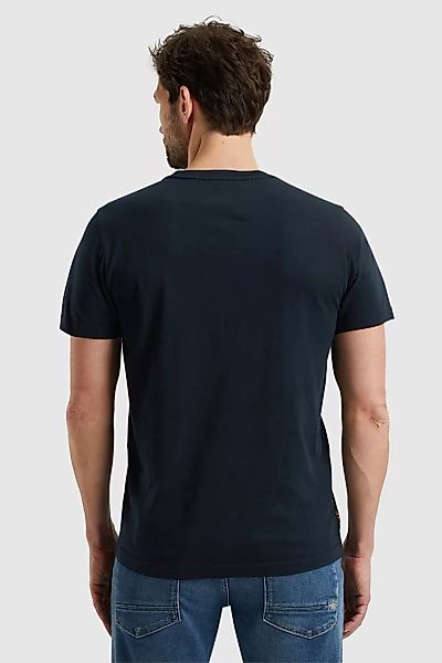 PME Legend Single Jersey T-Shirt Druck Blau - Größe L günstig online kaufen