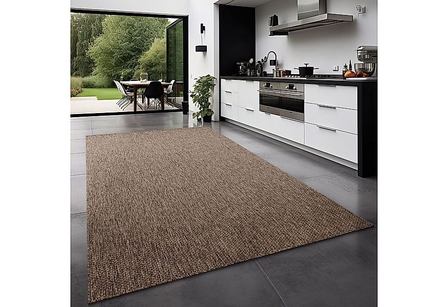 TT Home Teppich, Rechteckig, Höhe: 4 mm, Teppich Outdoor Wohnzimmer Esszimm günstig online kaufen