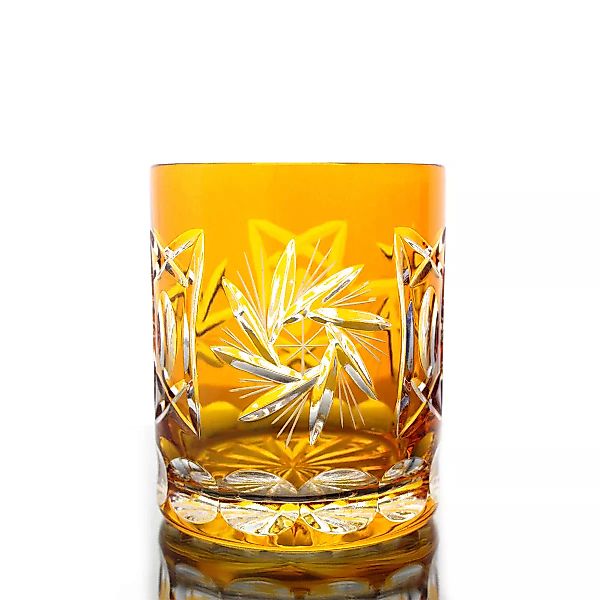 Whiskyglas Schleuderstern 280ml orange günstig online kaufen