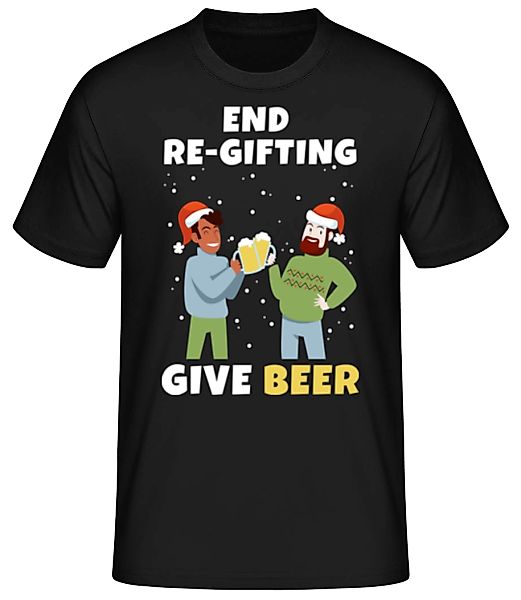 End Re-Gifting · Männer Basic T-Shirt günstig online kaufen