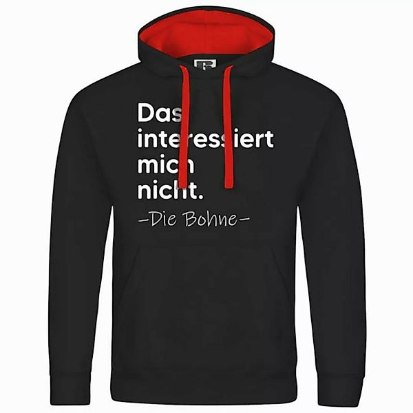 deinshirt Kapuzenpullover Herren Kapuzenpullover Das interessiert mich nich günstig online kaufen