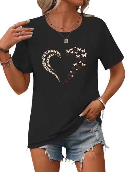 PYLIKE Kurzarmbluse Damen Sommer Casual Kurzarmbluse günstig online kaufen