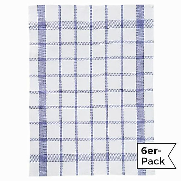 Erwin Müller Geschirrtuch Geschirrtuch 6er-Pack, Halbleinen günstig online kaufen
