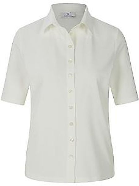 Jersey-Bluse 1/2-Arm Peter Hahn weiss günstig online kaufen