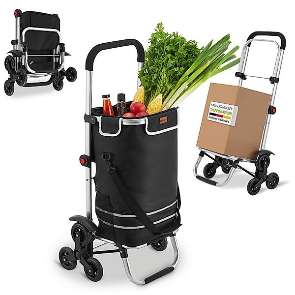 Juskys Einkaufstrolley 3in1, 56 l, mit günstig online kaufen