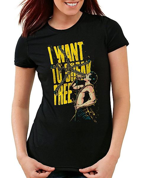 style3 T-Shirt Breaking Chains freddy mercury queen rock metal freddie günstig online kaufen