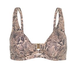 JOOP! Triangel-Bikini-Top Python, Animal-Print mit Glanz-Effekt, günstig online kaufen