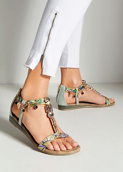 LASCANA Sandale "Sommerschuh, Sandalette,", mit Schmuckkettchen und Schmuck günstig online kaufen