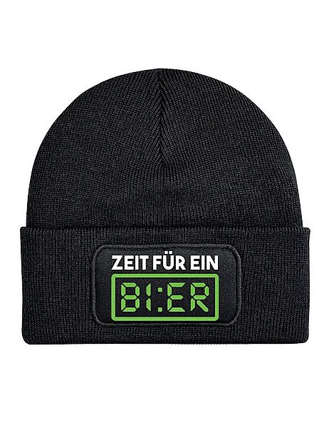 Youth Designz Beanie Zeit bier unisex Beanie Mütze mit lustigem Frontprint günstig online kaufen