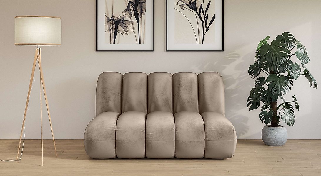 LeGer Home by Lena Gercke 2-Sitzer "Priya Designersofa, moderne Steppung, a günstig online kaufen