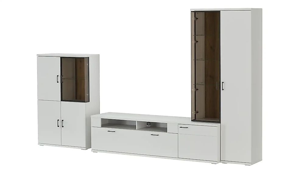Jette Home Wohnkombination  Yannik ¦ weiß ¦ Maße (cm): B: 352 H: 212 T: 50. günstig online kaufen
