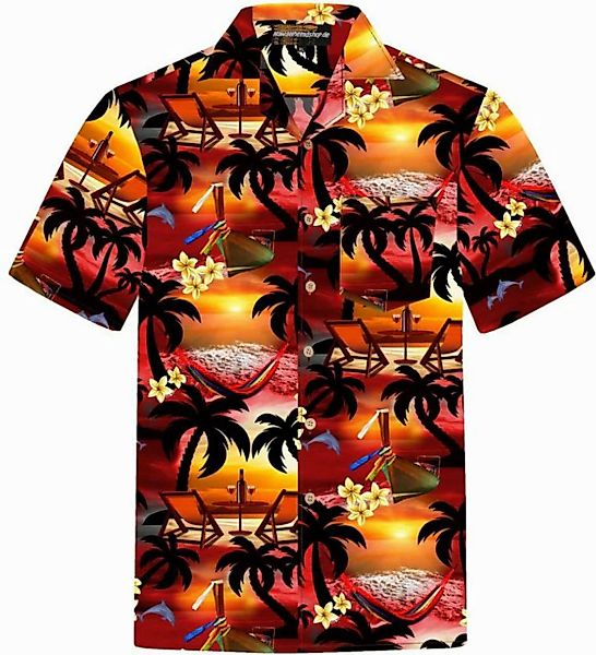 Hawaiihemdshop.de Hawaiihemd Hawaii Hemd Herren Baumwolle Kurzarm Hawaiihem günstig online kaufen